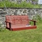 Highwood Usa 4ft Weatherly Porch Swing Outdoor Furniture for Patio, Backyard, Garden AD-PORW2-RED - alternate 2